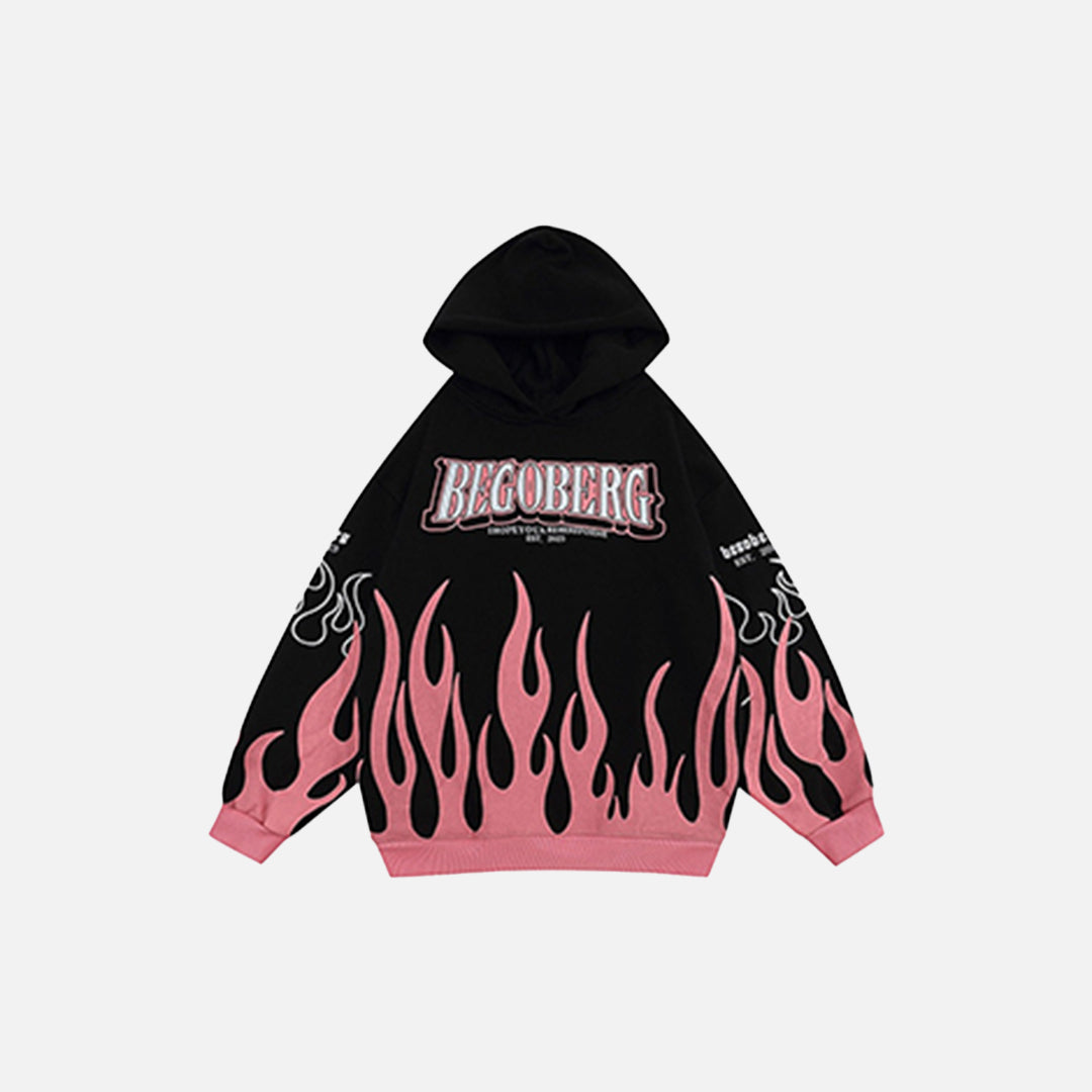 Hoodie cheap with fire