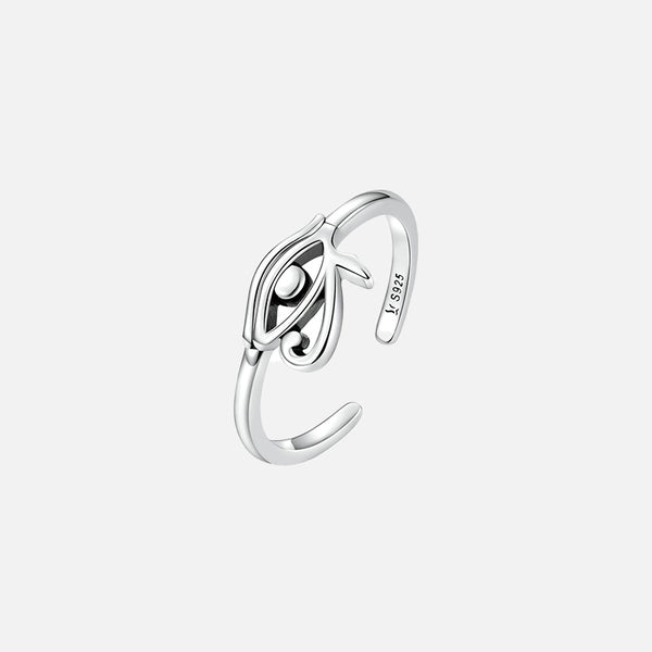 Eye of Horus Egypt 925 Sterling Silver Ring