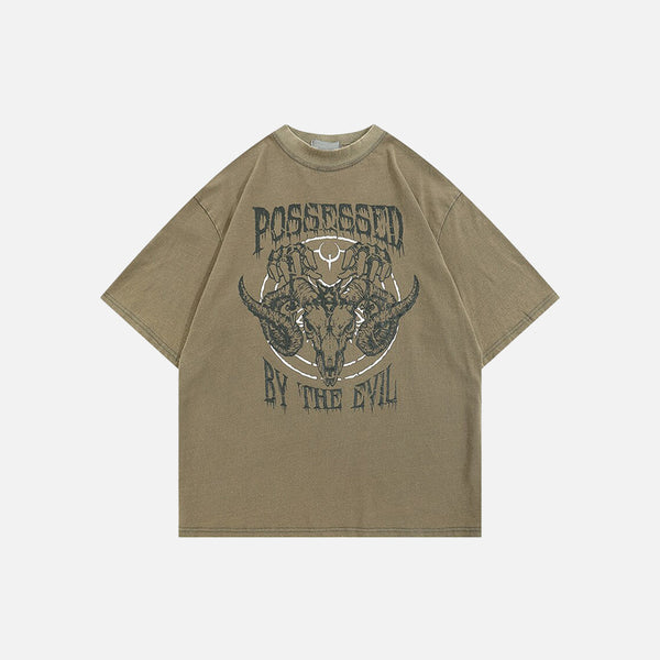 Possessed By Evil Washed T-shirt