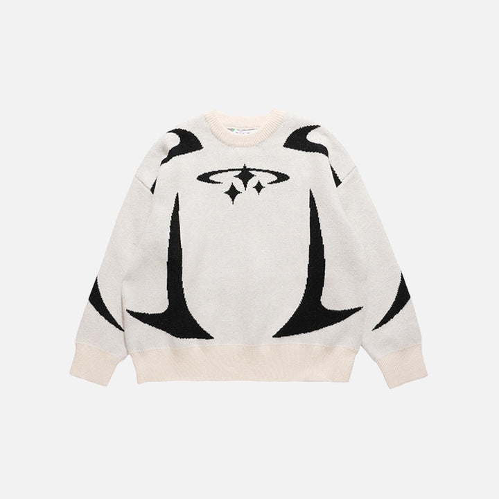 Y2K Stars Graphic Sweaters – DAXUEN