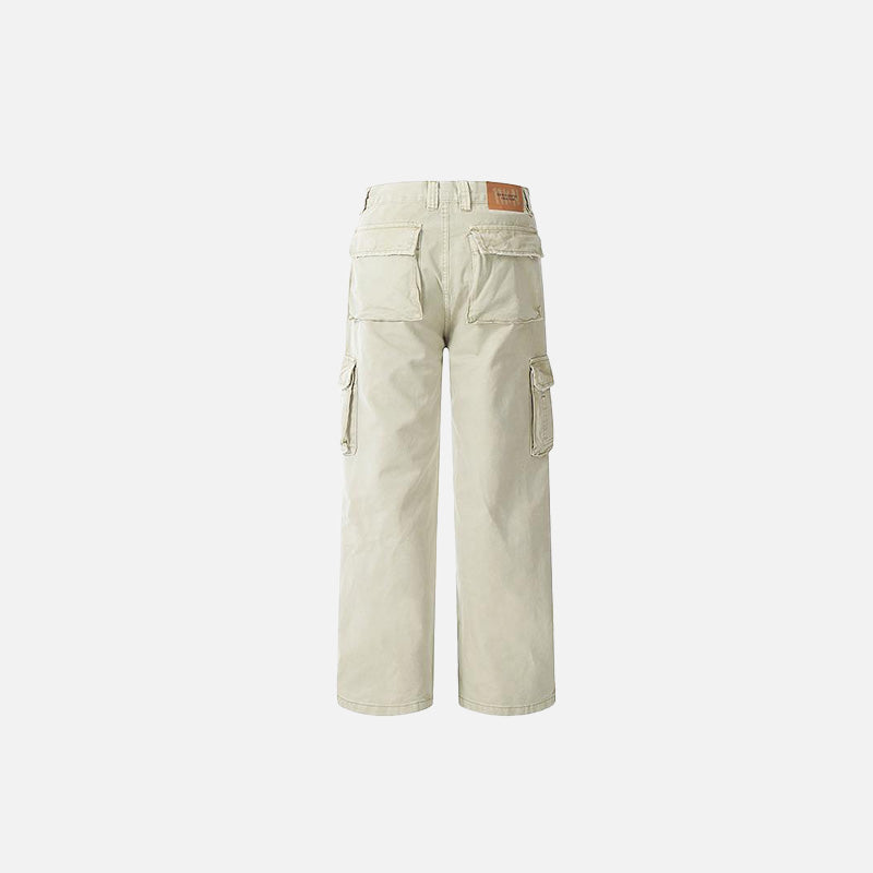 Straight-leg Loose Cargo Pants – DAXUEN