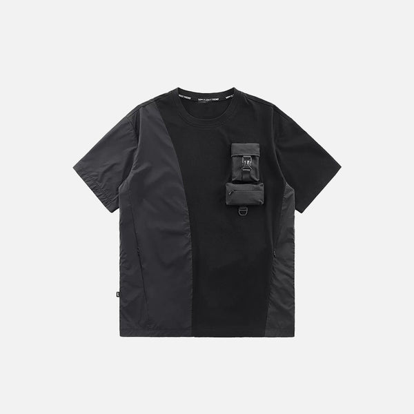 Color Block Cargo T-shirt