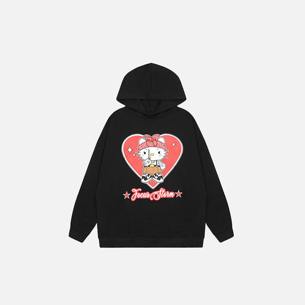 Y2K Hello Kitty Graphic Hoodie