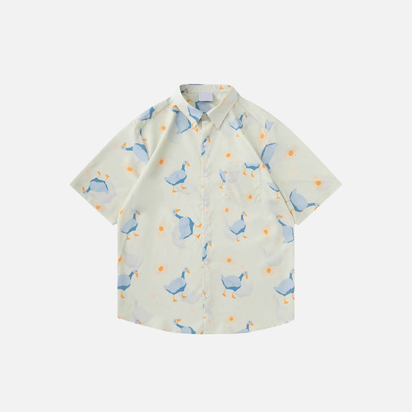 Camisa hawaiana de ganso