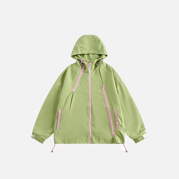 Green Zip-up Jacket