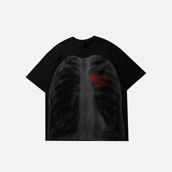 Faded Heart Oversized T-shirt