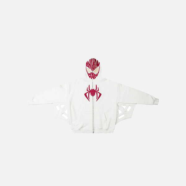 Spider Web Full Zip-Up Jacket