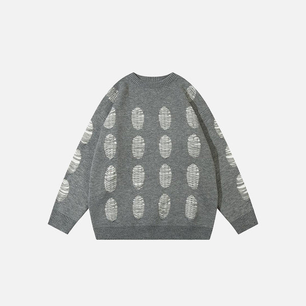 Lockerer Distressed-Pullover