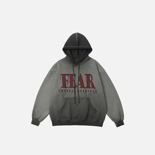 Fear Washed Gradient Hoodie