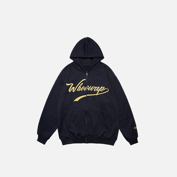 "What's up" Zip-up Hoodie