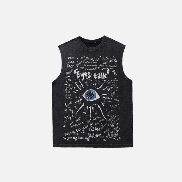 Eyes Talk Tank Top