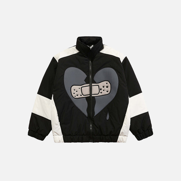 Patched Heart Jacket