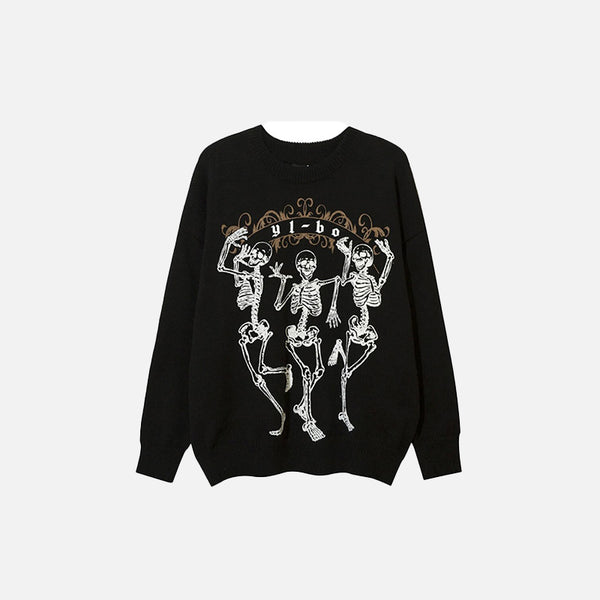 Jersey de punto Happy Skeletons