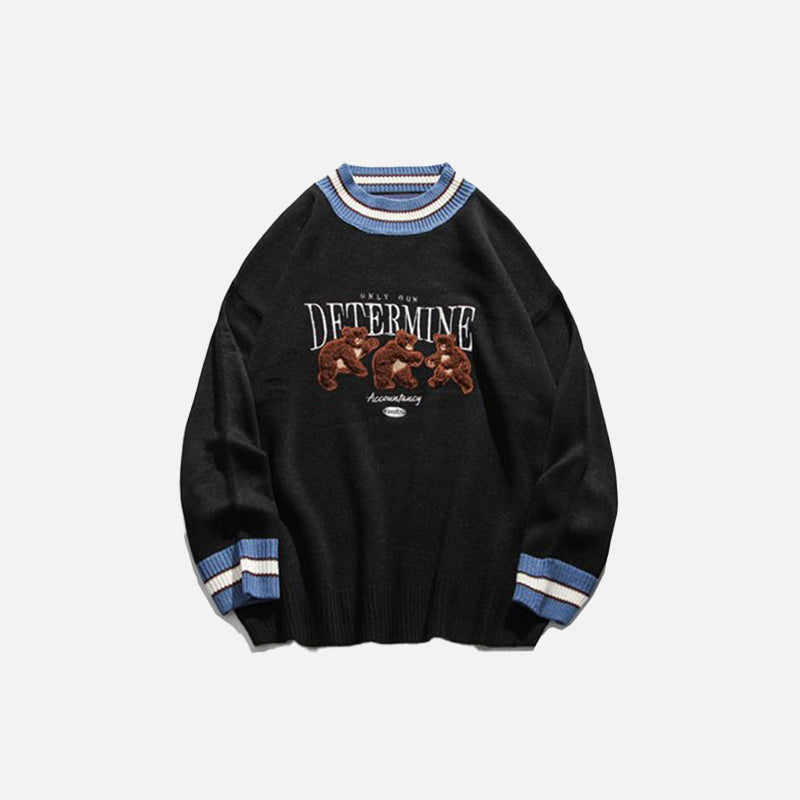 Determine Bear Sweater – DAXUEN