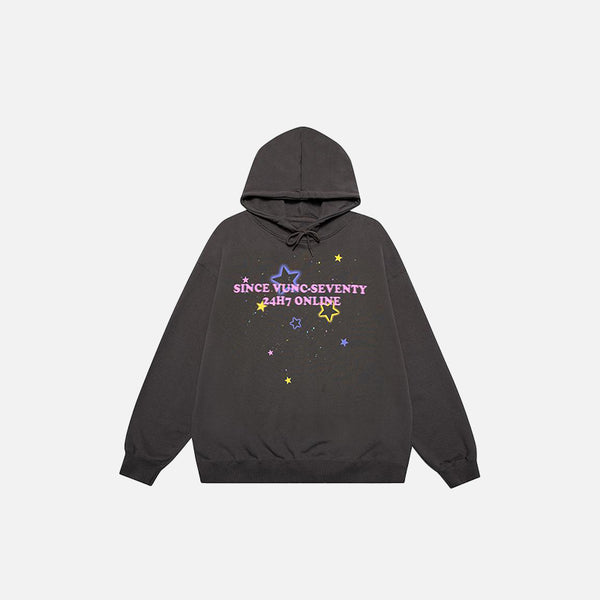 Star Graphic Oversized Hoodie