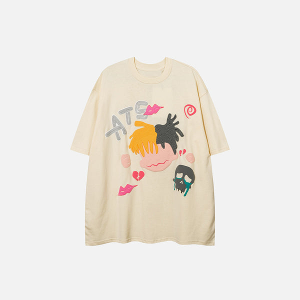 Oversized Rapper Graphic T-shirt