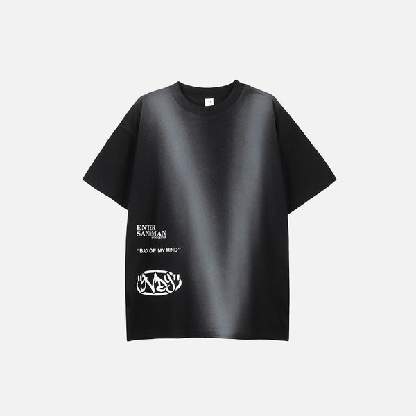 Oversized V-Light Graphic T-shirt