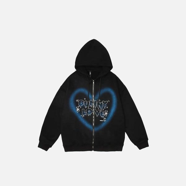 Sudadera Con Capucha Love Bunny