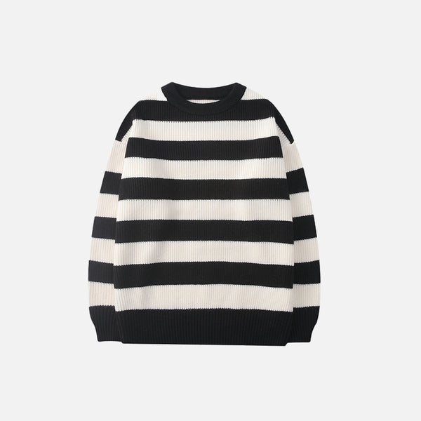 Striped Knitted Sweater