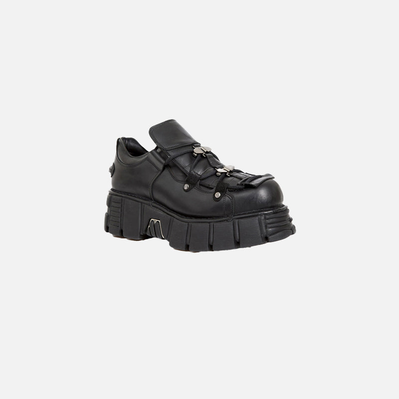 Platform Black Shoes – DAXUEN