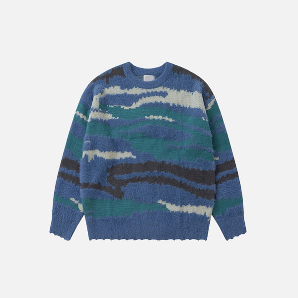 ACNE STUDIOS - Klinac Brushed Jacquard-Knit Sweater - Multi Acne