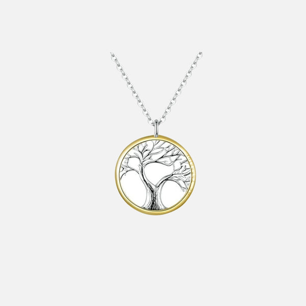 Tree of Life Sterling Silver 925 Pendant Necklace