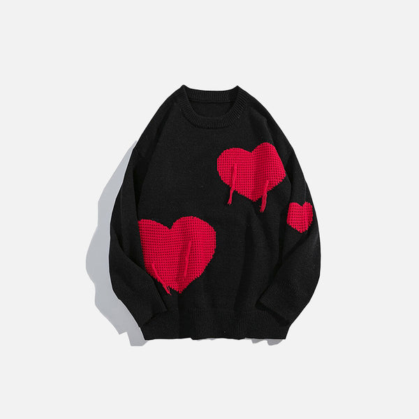 Knitted Heart Sweaters