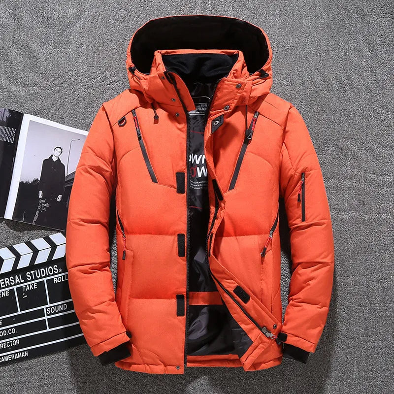 The North Face – Brown Label Larkspur Wool Down Jacket Heritage Orange Men  | Highsnobiety Shop