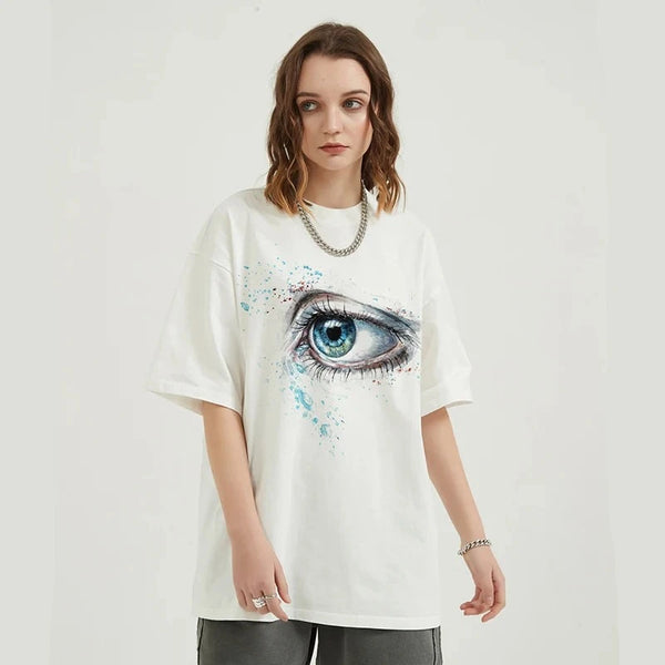 Ethereal Gaze Artistic Eye T-shirt