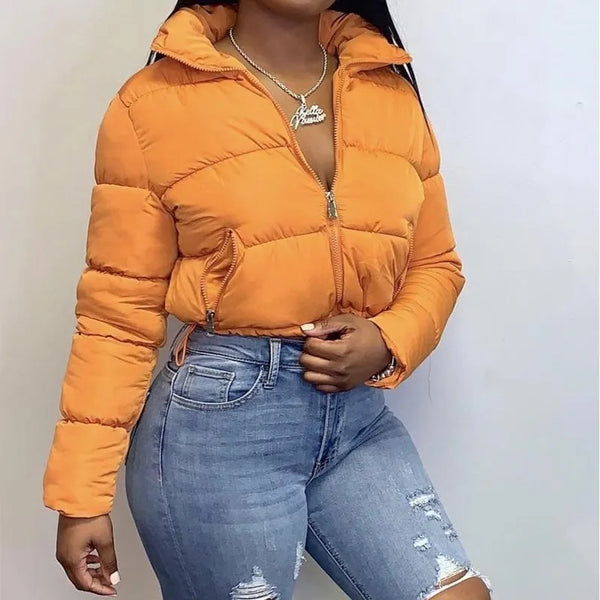 Women's Cropped Puffer Jacket