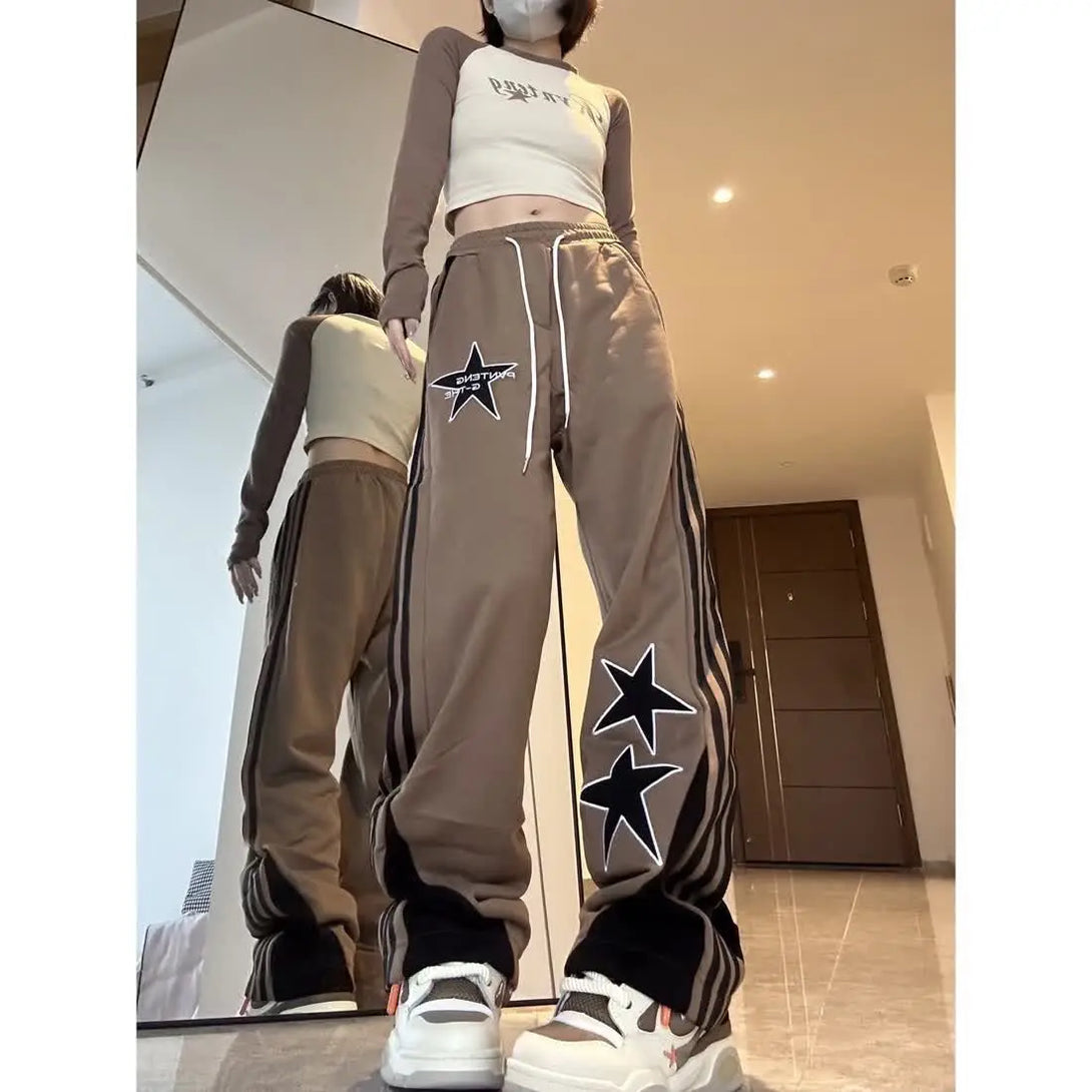 Star print sweatpants on sale