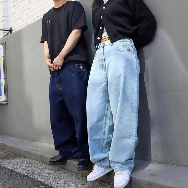 Y2K Straight-Leg Denim Jeans