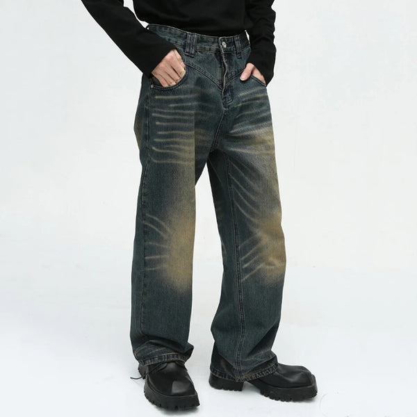 Lockere Vintage-Jeans aus Baggy-Denim