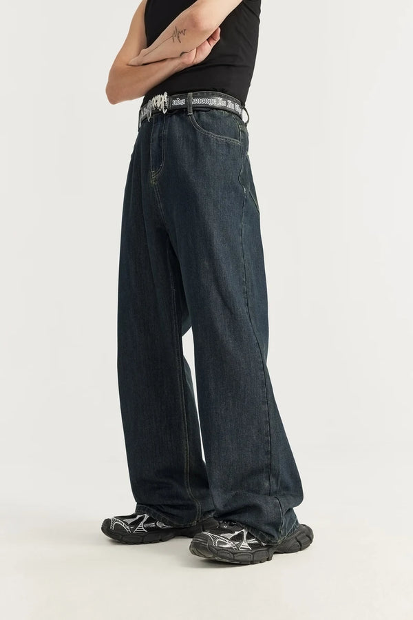 Loose Baggy Blue Denim Jeans