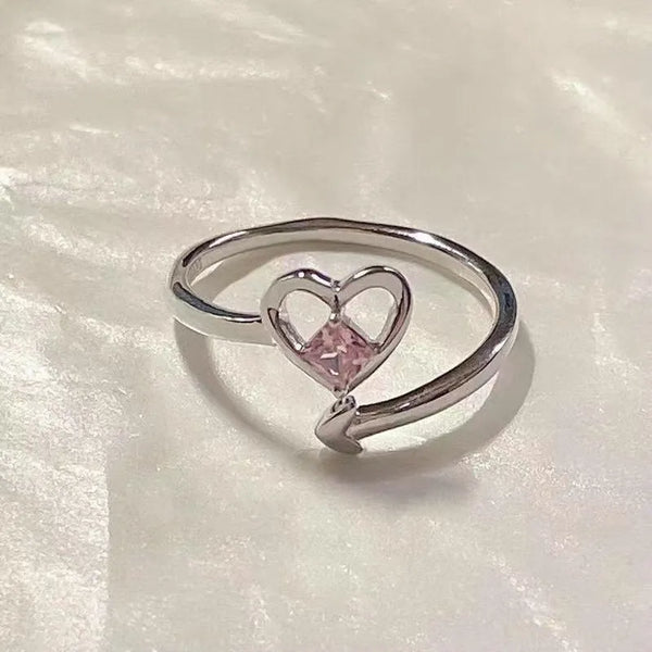 Heart Arrow Love Ring