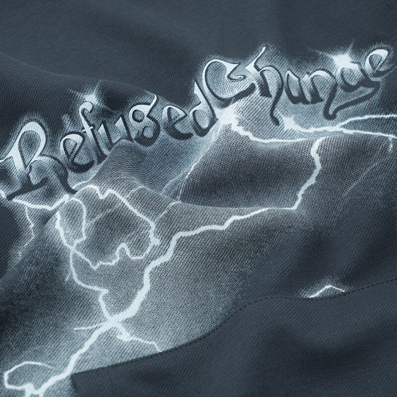 Refused Change Lightning Graphic Hoodie – DAXUEN