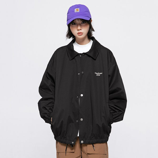 Y2k Korean Women's Windbreaker Jacket