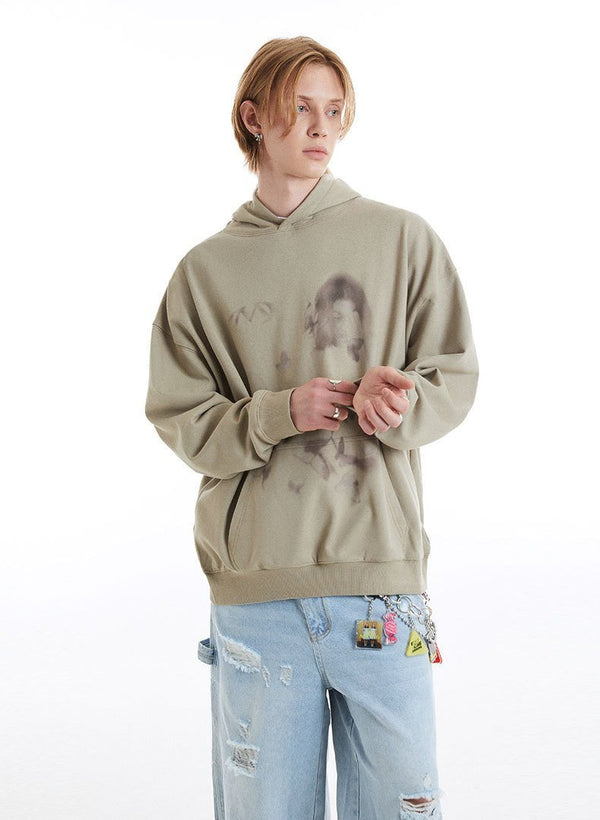 Dreamy Portrait Graphic Hoodie