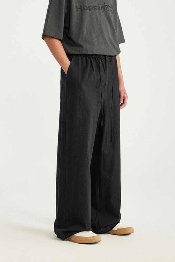 Loose Solid Color Baggy Pants