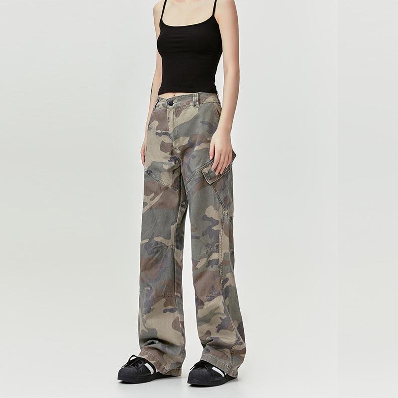 Model wearing the Combat Utility Relaxed-Fit Pants