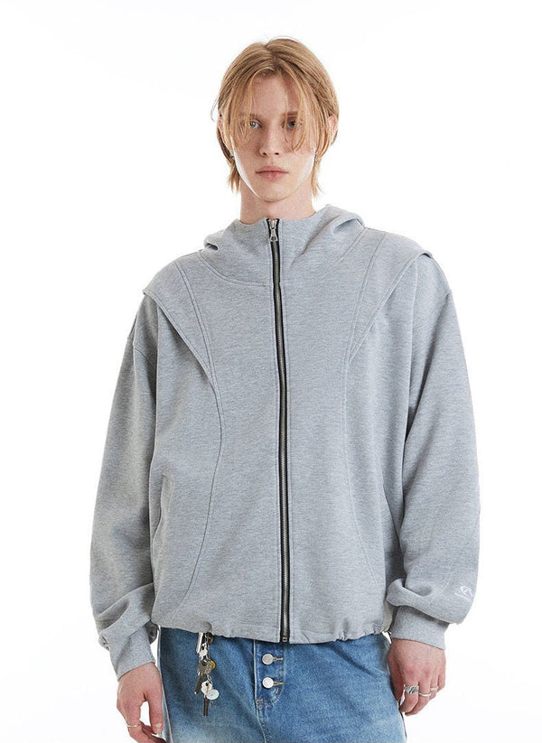 Minimalist Zip-Up Hoodie