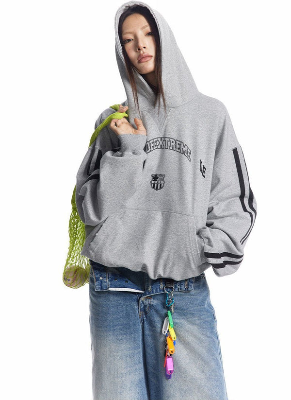 Hoodie mit sportlicher Grafik