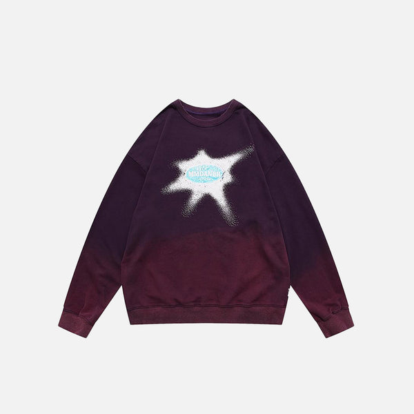 Sudadera Estrella Lavada