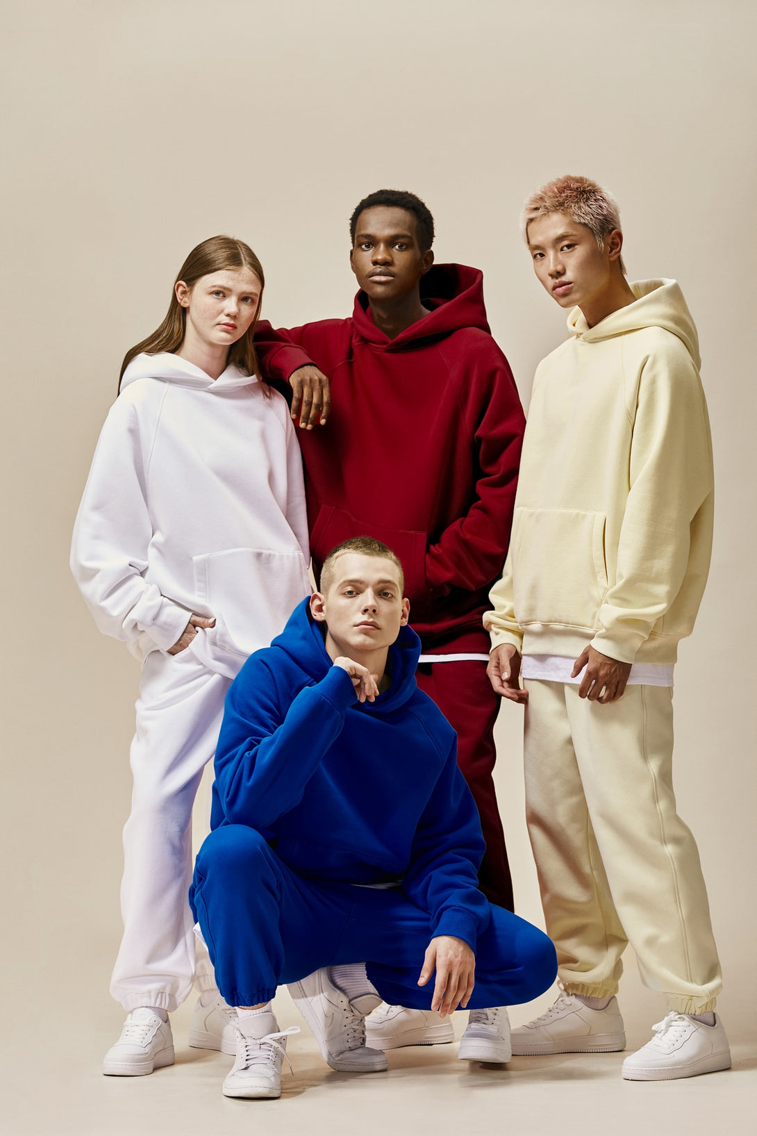 4 People wearing Explorer Tracksuit