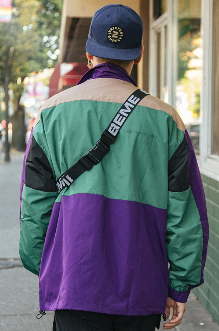 Multicolor Windbreaker