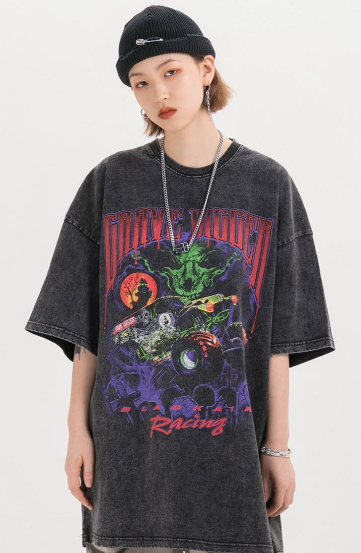 grave digger tee