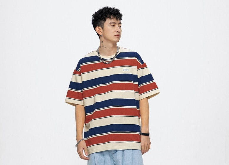 Oversized sayer hot sale striped tee