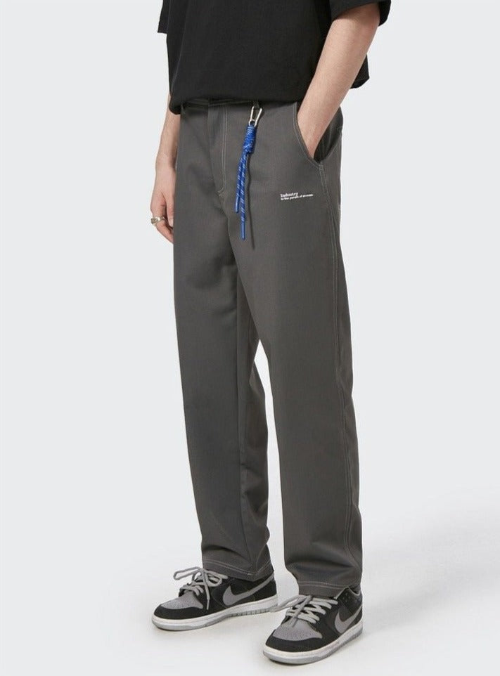 Boy In Grey DAXUEN Casual Retro Pants